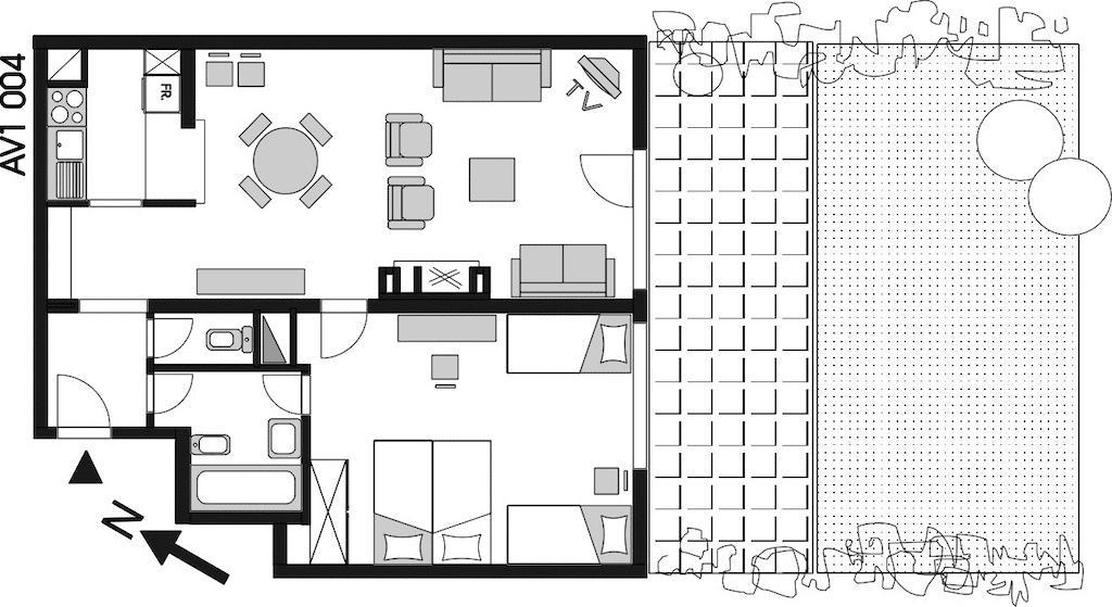 Apartment Antares 004 Anzère Quarto foto